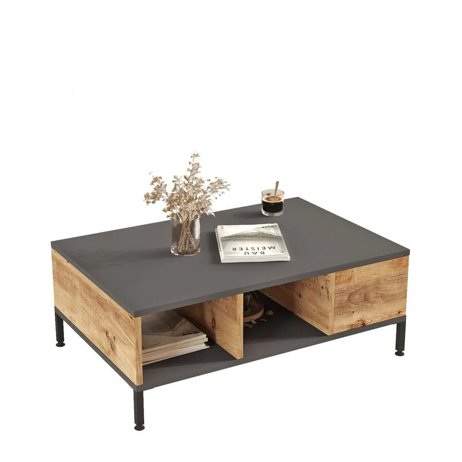 Salontisch Yasam Kiefer melaminbeschichteten Spanplatten B 90 T 60 cm