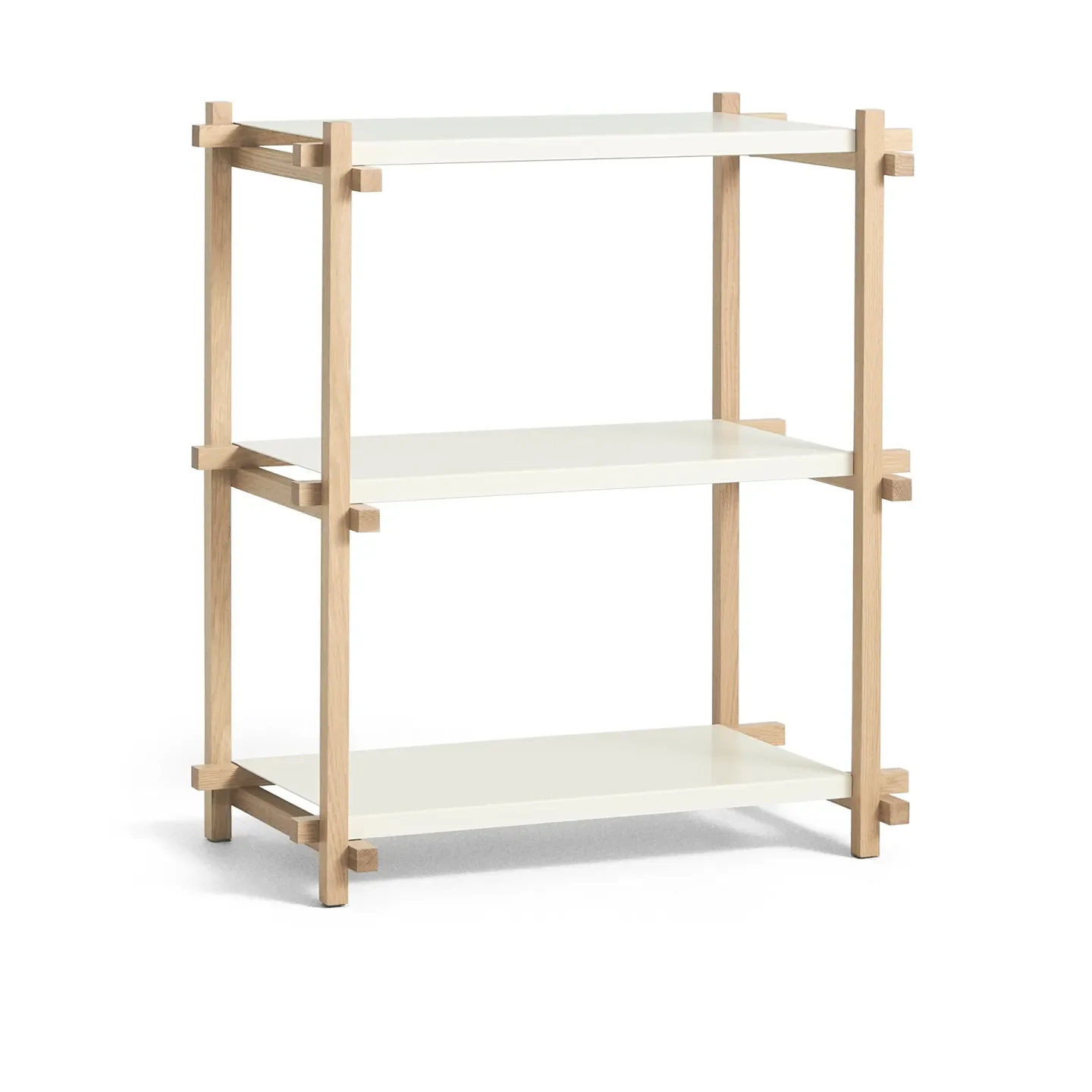 HAY Woody Column Wandregal Oak-almond white, low
