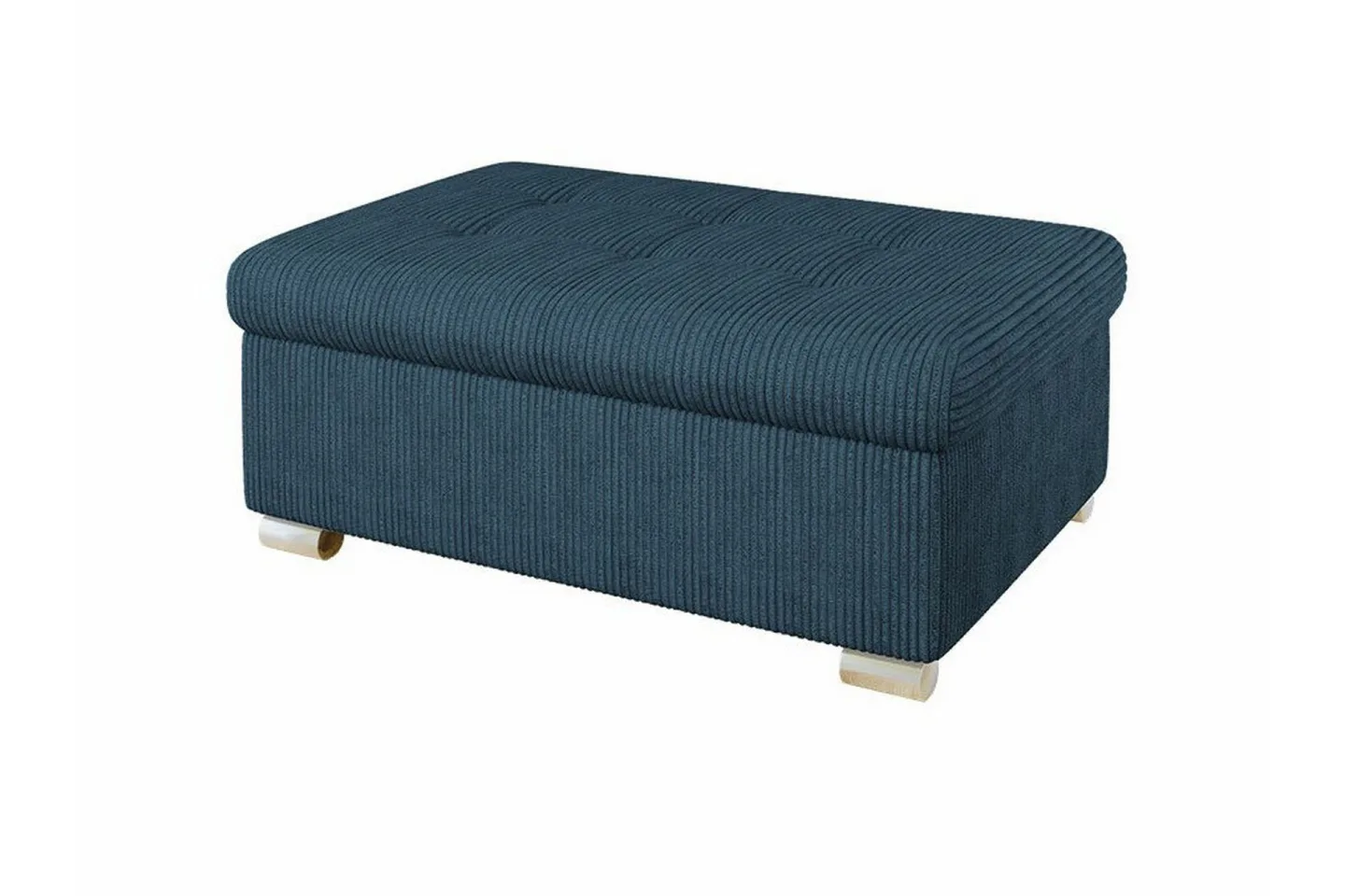 Trefor Fotpall 70 cm - Blå