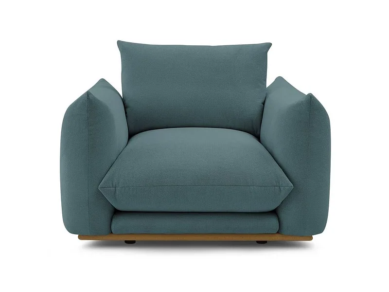 Sessel BOBOCHIC ERNEST Stoff dunkelblau
