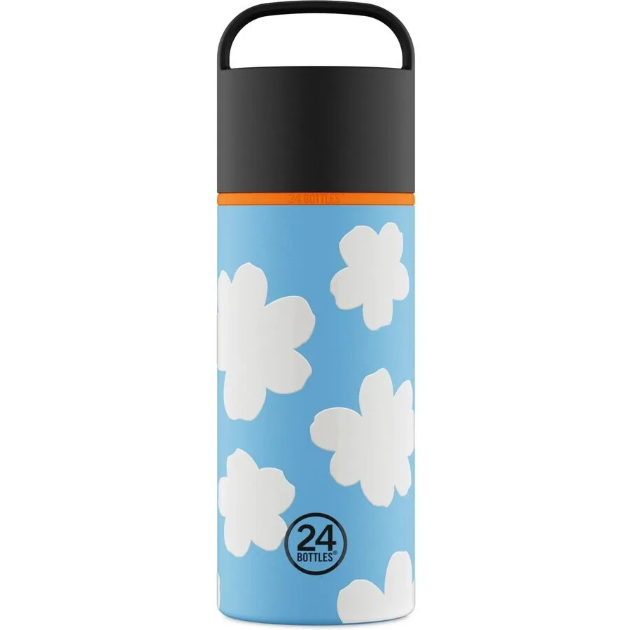 Thermosflasche 24 Bottles Blau/Weiss H 24.5 cm 730 ml