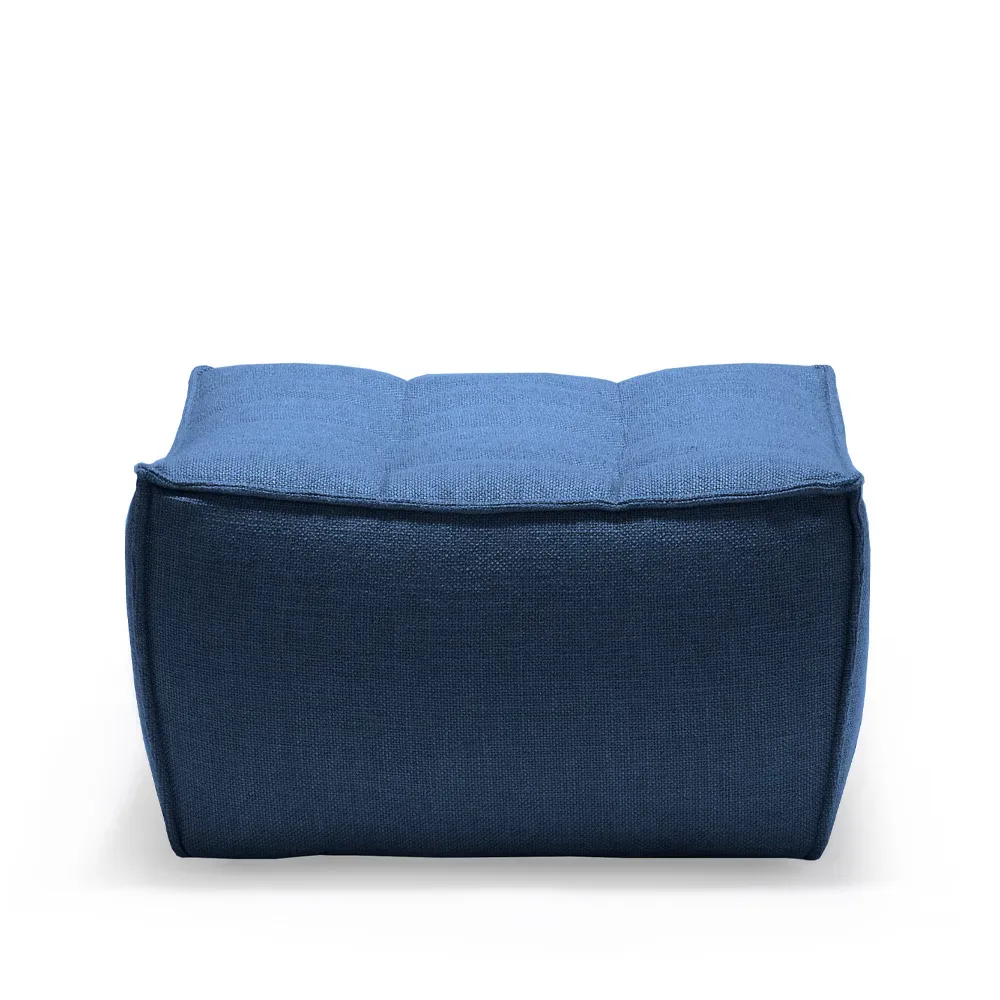 Ethnicraft N701 Fußhocker 70x70 cm Blue