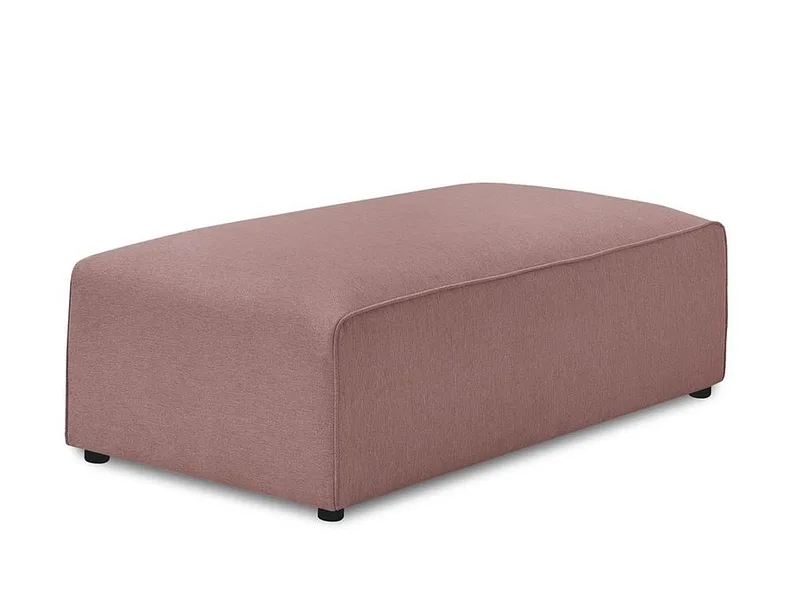 Hocker BOBOCHIC MEGEVE 70x140x45cm stoff chiniert rosa