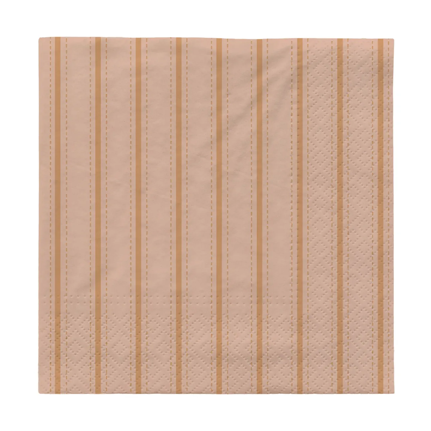 Broste Copenhagen Dolly Papierservietten im 20er Pack, 33x33 cm Soft pink-cinnamon sand
