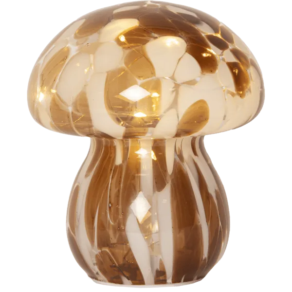 Star Trading - Funghi 15cm - Bordslampa - Brun