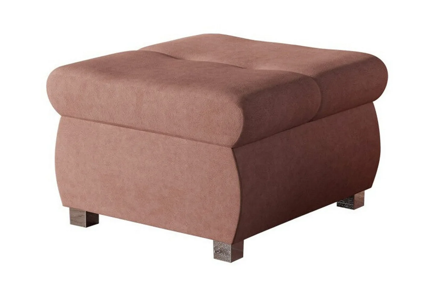 Cerys Fotpall 60 cm - Rosa