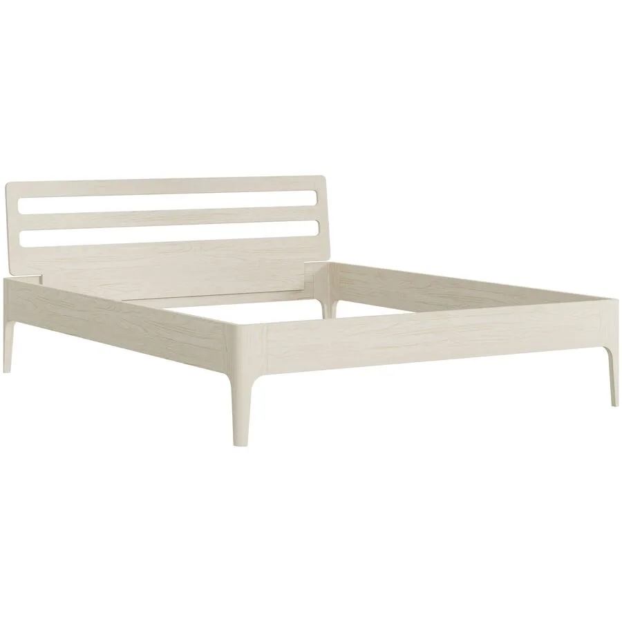 Bett Lund Asteiche Massivholz Massivholz 160 x 200 cm - Möbel Konfigurator: Traummöbel individuell zusammenstellen
