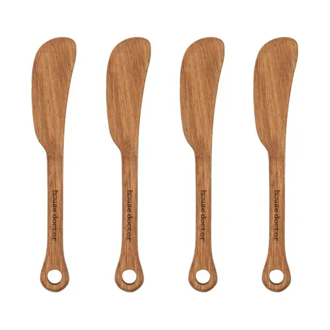 House Doctor Eya Buttermesser 4er Pack Akazie