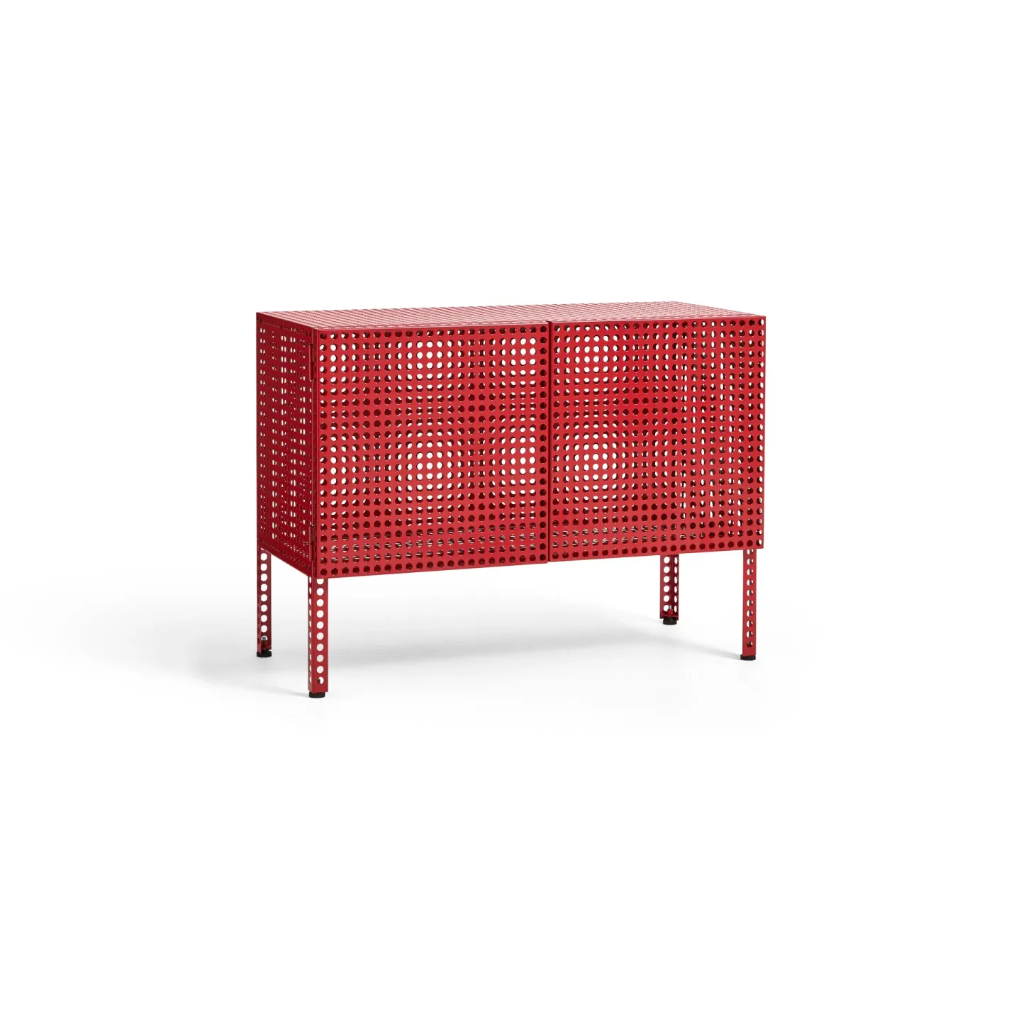 HAY Perforated Cabinet Schrank small Wine red