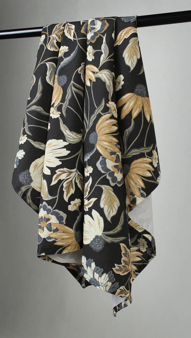 Kjøkkenhåndkle 2-pak - Mathilde (blå) (Størrelse: 50 x 70 cm)
