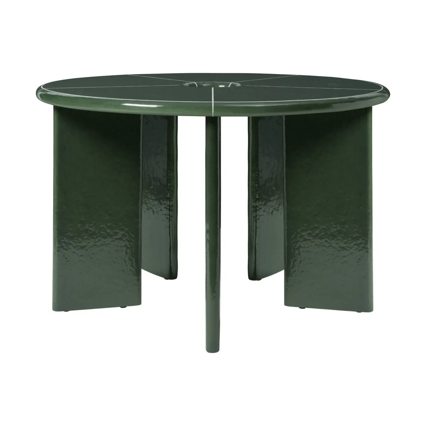 Ferm Living Deya matbord Dark green, Ø120x75 cm