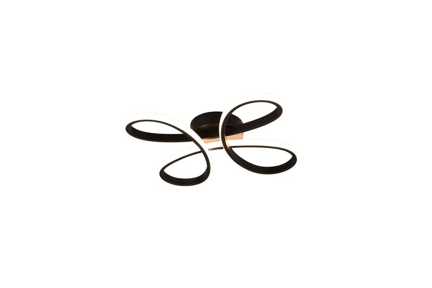 Taklampa TRIO Fly 40 cm, Mattsvart - 40 cm, Mattsvart