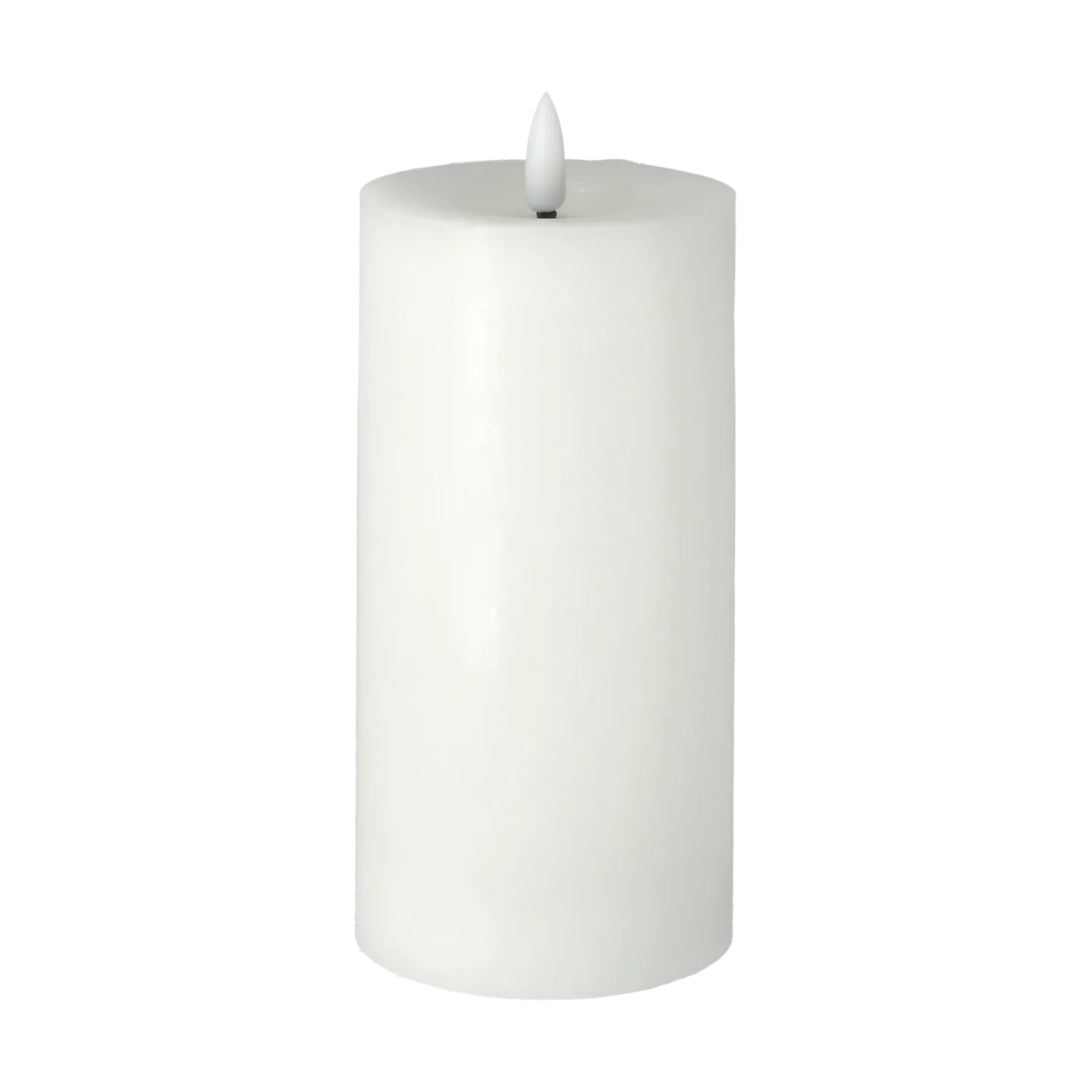 Scandi Essentials Bright Melt Blockkerze LED 17,5 cm Weiß