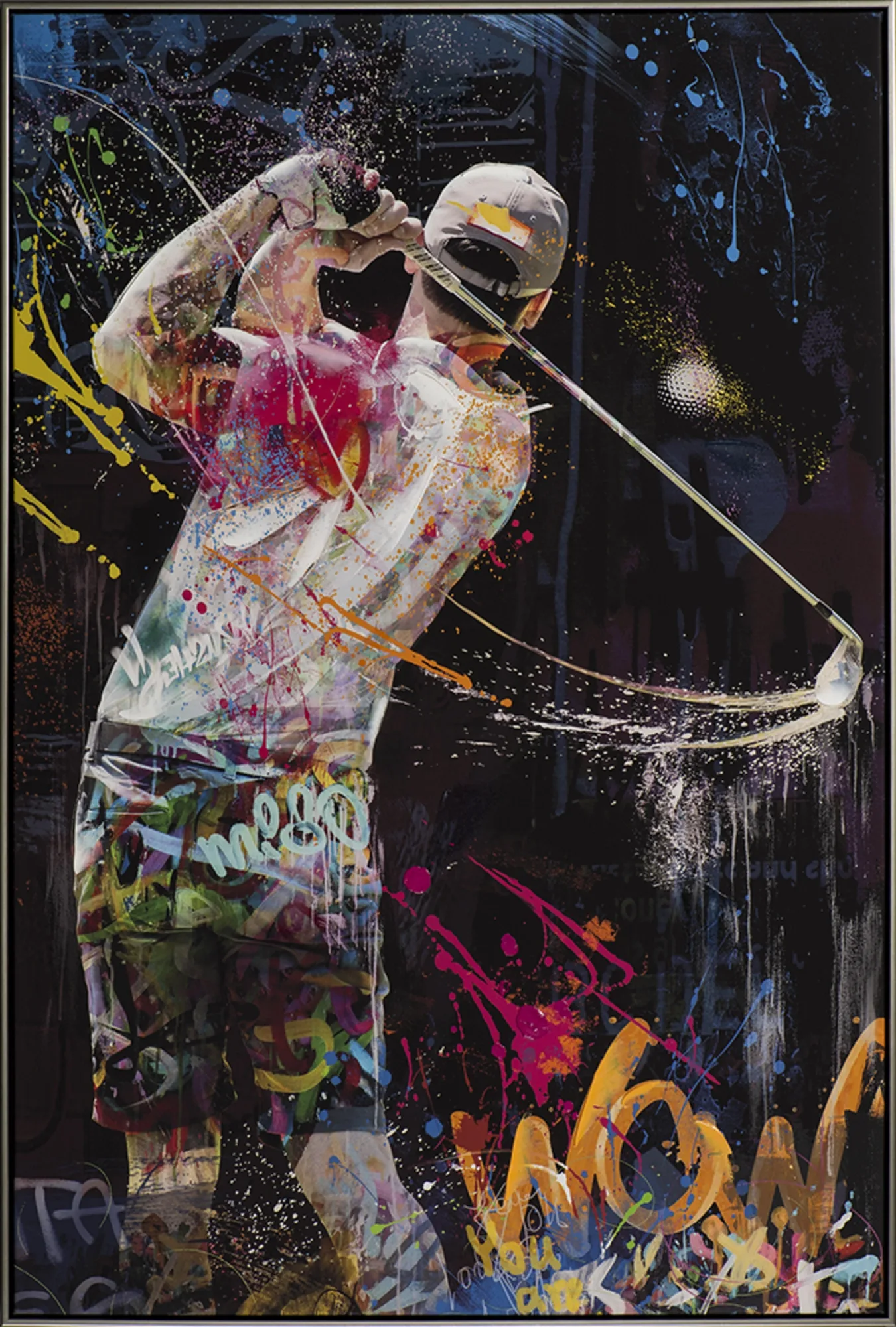 image LAND Gemälde Street Golf Wow | Schubiger Möbel