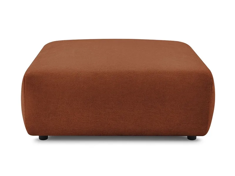 Hocker BOBOCHIC LUCIEN 108x108x46cm stoff orange