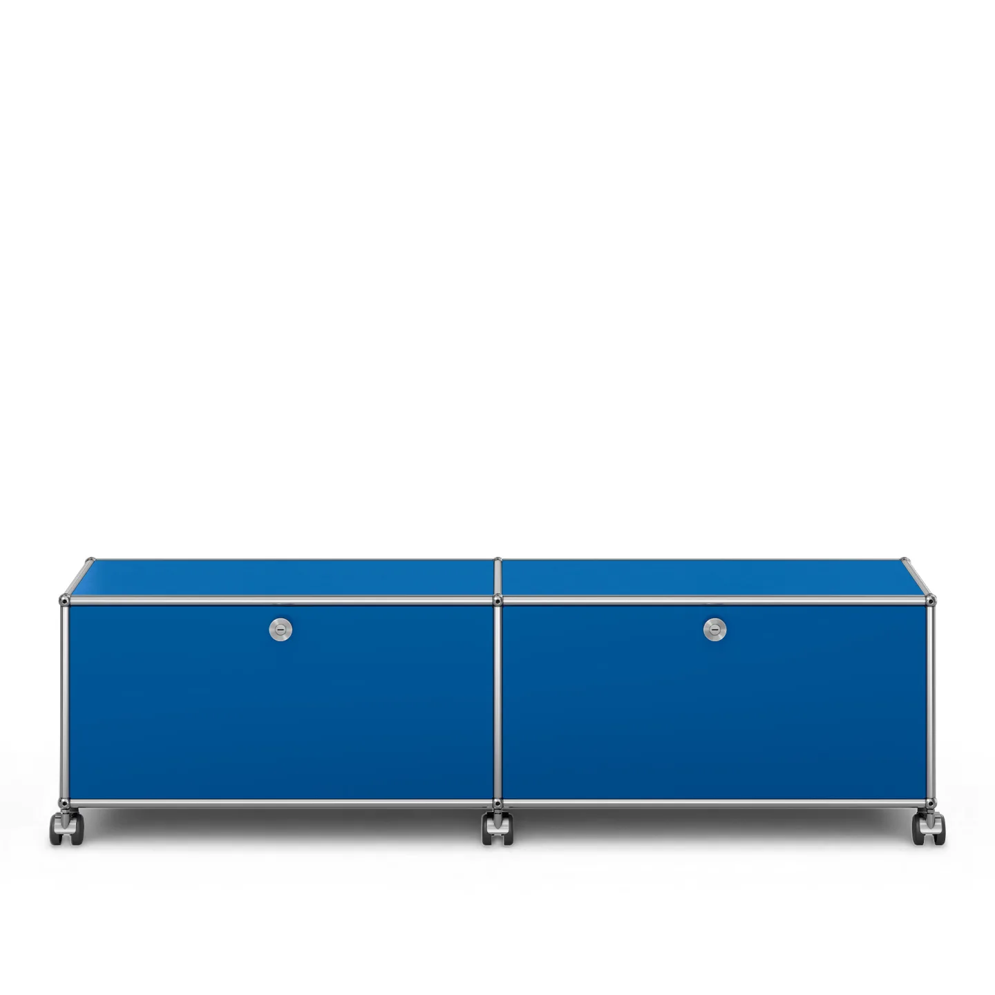 USM - USM Haller TV Furniture M61 Gentian Blue - TV-bänkar - Fritz Haller & Paul Schärer - Blå