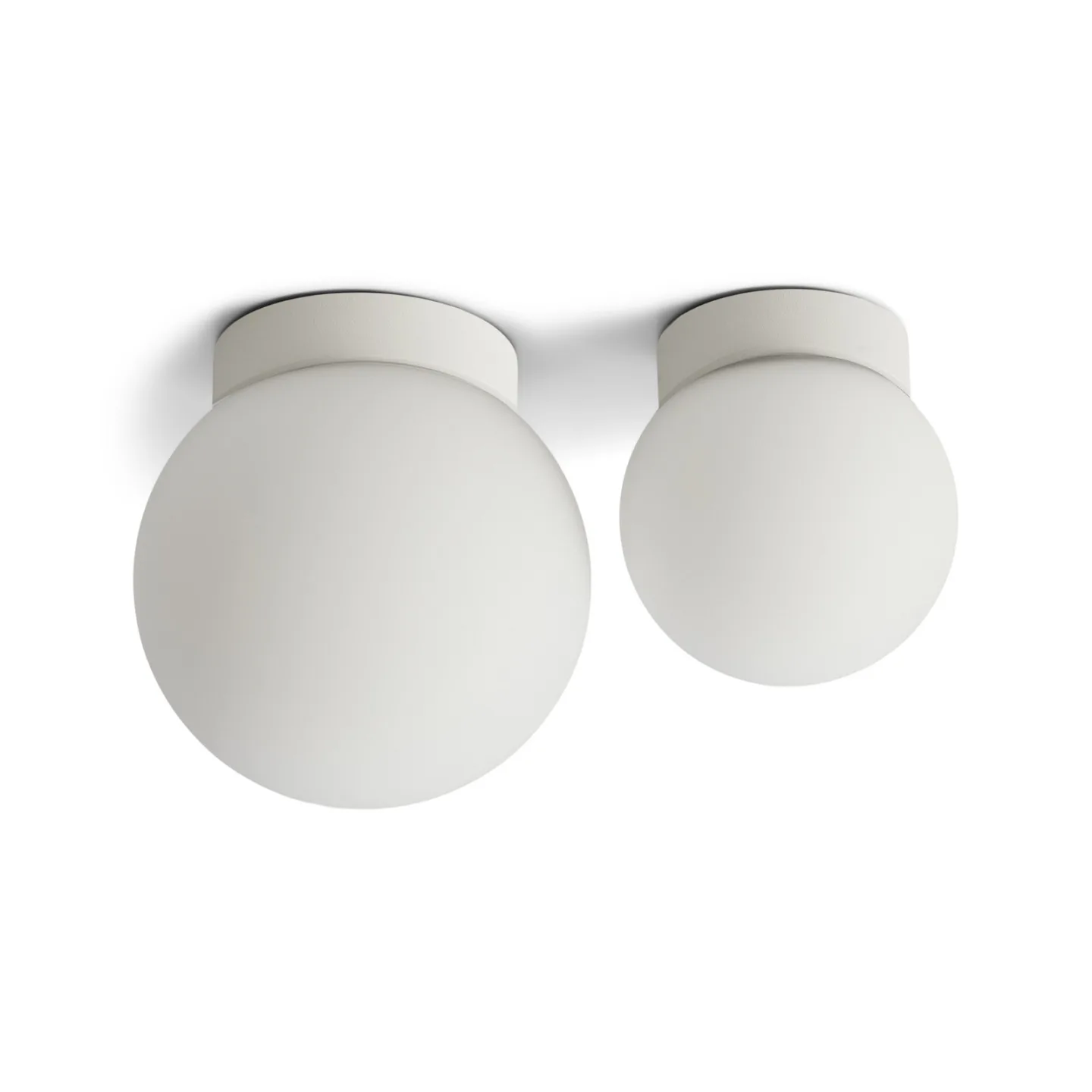 Palla Mini C90 LED-taklampa, vit, Ø 10 cm - Antidark - Badrum - Modern - Glas - Rund