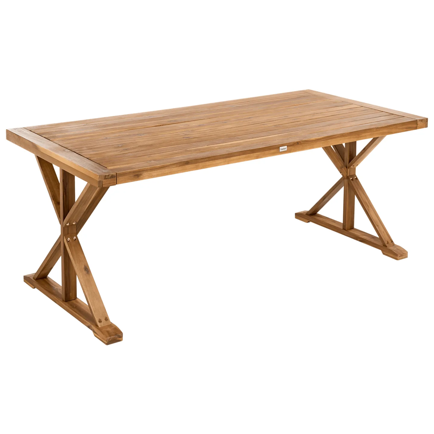 Matbord utomhus Calabritto 90 cm 180 cm Akaciaträ - Brun