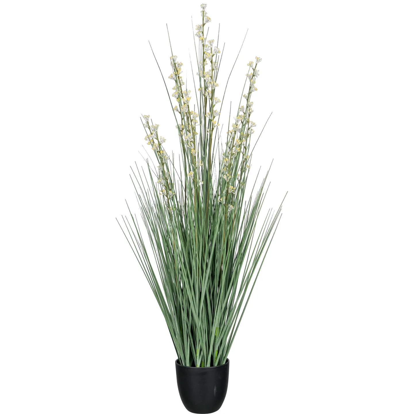 Gasper Kunstpflanze Juncus-Gras im Topf, Hellgelb H: 80 cm | Schubiger Möbel