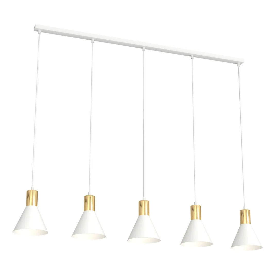 Emibig Lighting - Rosa 116cm - Taklampa - Vit