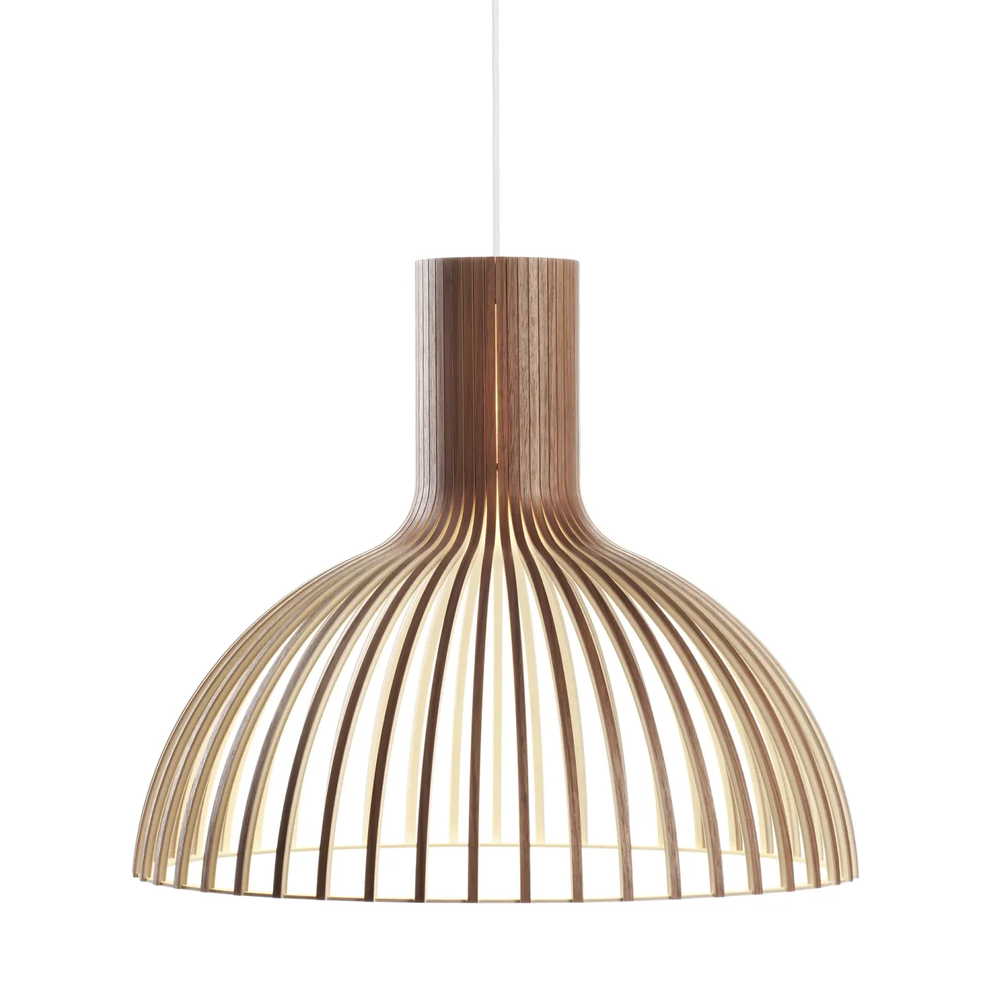 Secto Design Victo 4250, taklampa walnut veneer