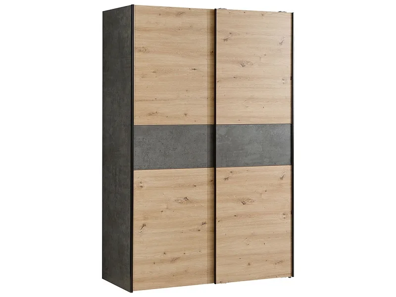 Schwebetürenschrank BIASCA artisan eiche 2 Türen