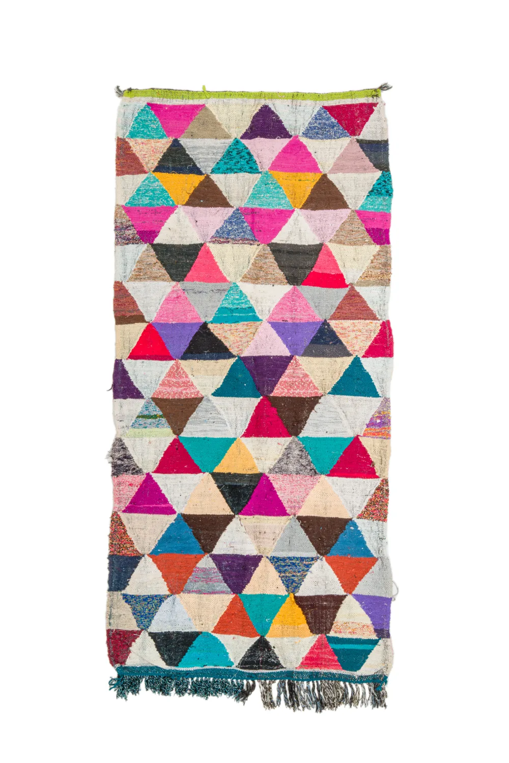 Marokkansk Boucherouite-teppe 130 x 280 cm (Størrelse: 130 x 280 cm)