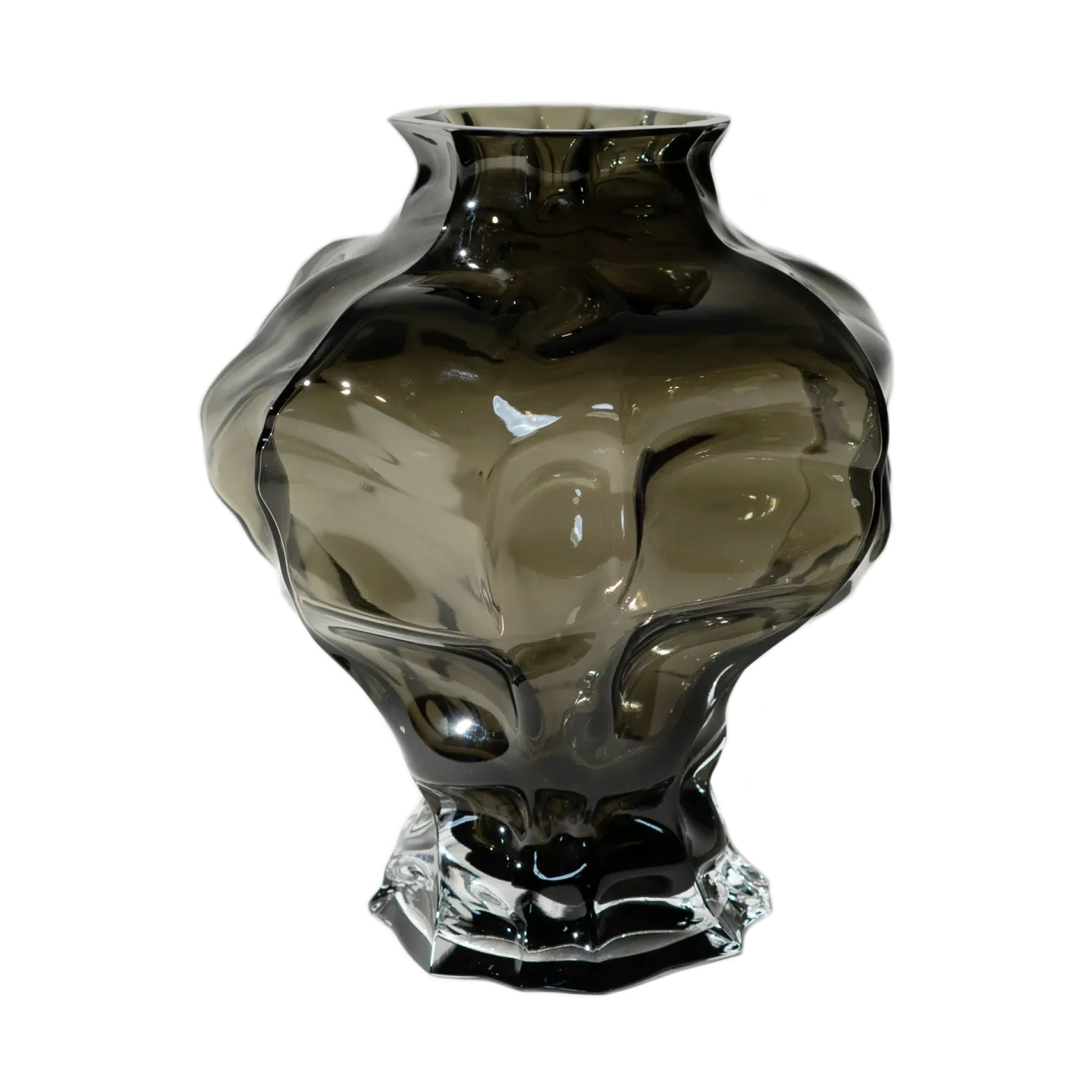 Hein Studio Ammonit Vase 30 cm New Smoke