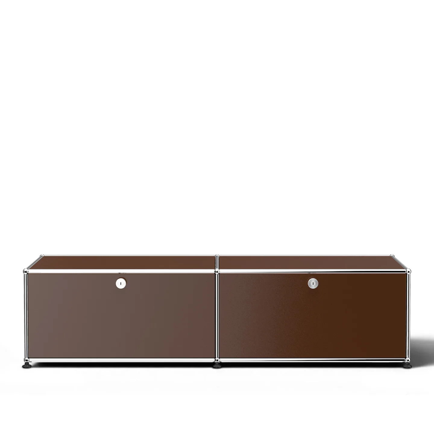 USM - USM Haller 3 Media Unit USM Brown - TV-bänkar - Fritz Haller & Paul Schärer - Brun - Metall