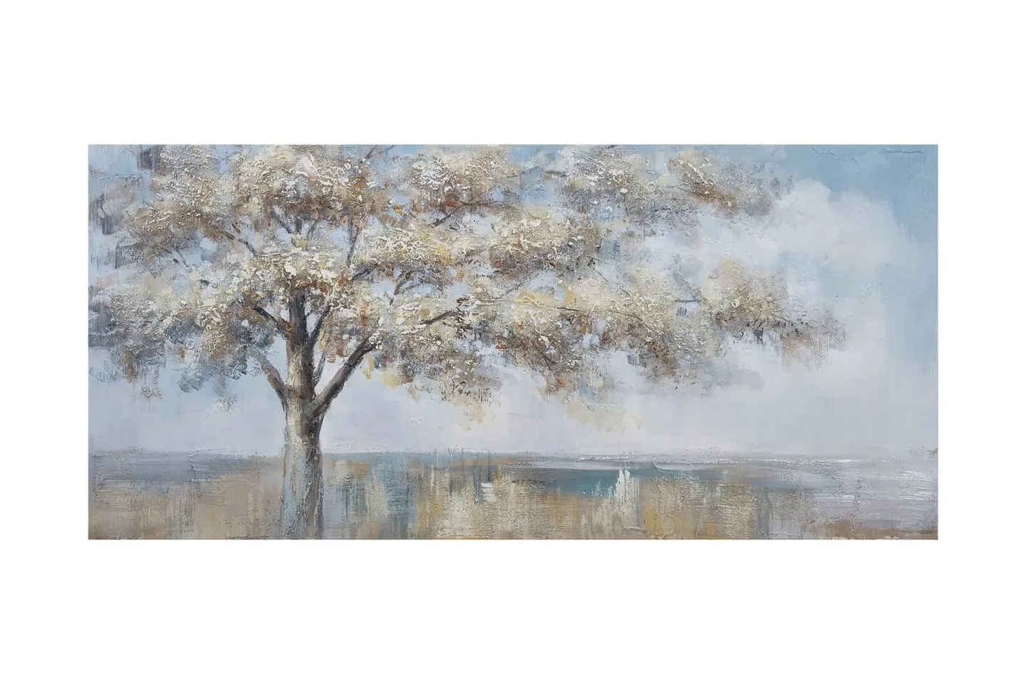 Oljemålning 70x150cm Träd -