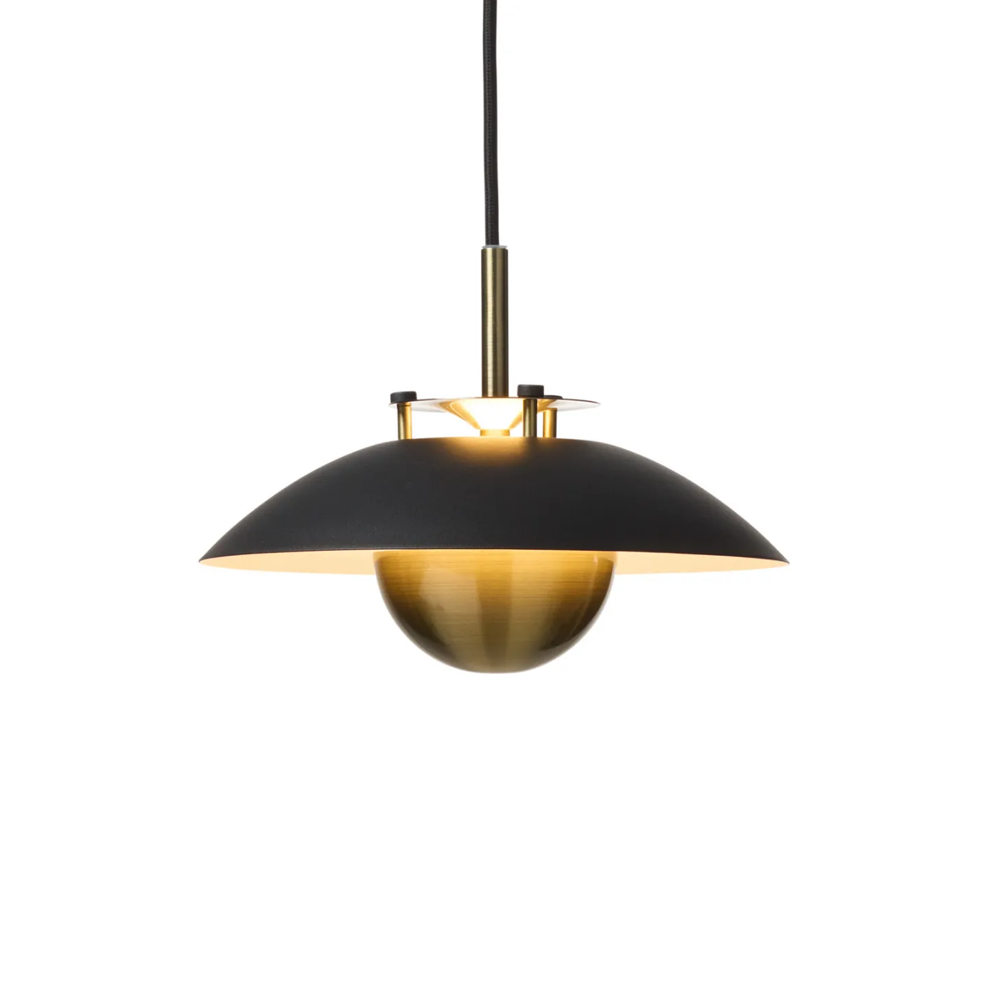 STEPP Hängeleuchte, schwarz, Ø 24 cm, Metall - Halo Design - Esszimmer - Skandinavisch - Einflammig