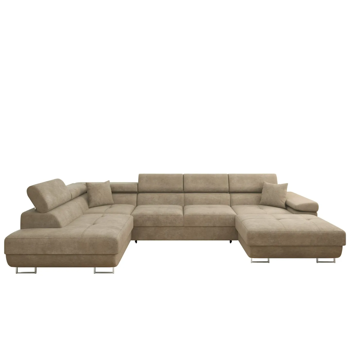 Gabina 5-sits U-formad bäddsoffa med divan och schäslong - Lumo 30