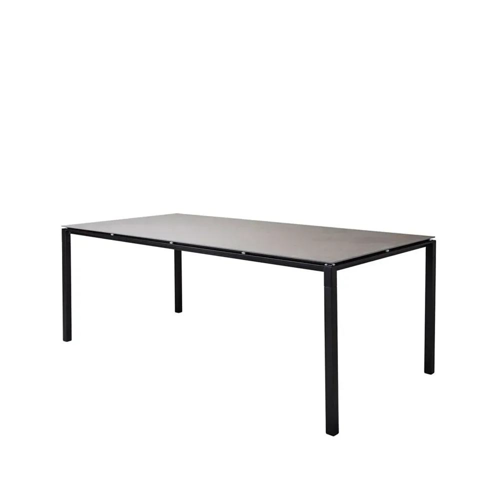 Cane-line Pure matbord Basalt grey-lava grey 200x100 cm