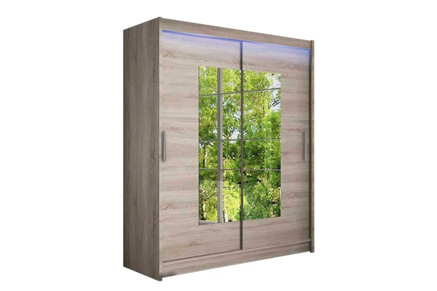Leila Garderob med Spegel 150x200 cm - Beige