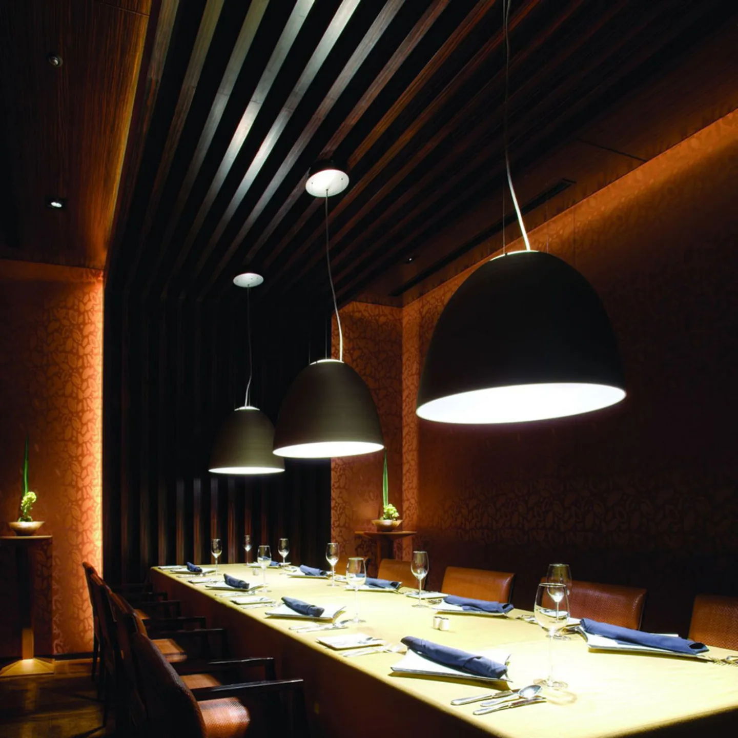Nur Mini LED S Pendelleuchte Anthrazit - Artemide - Wohnzimmer - Design - Metall - Einflammig