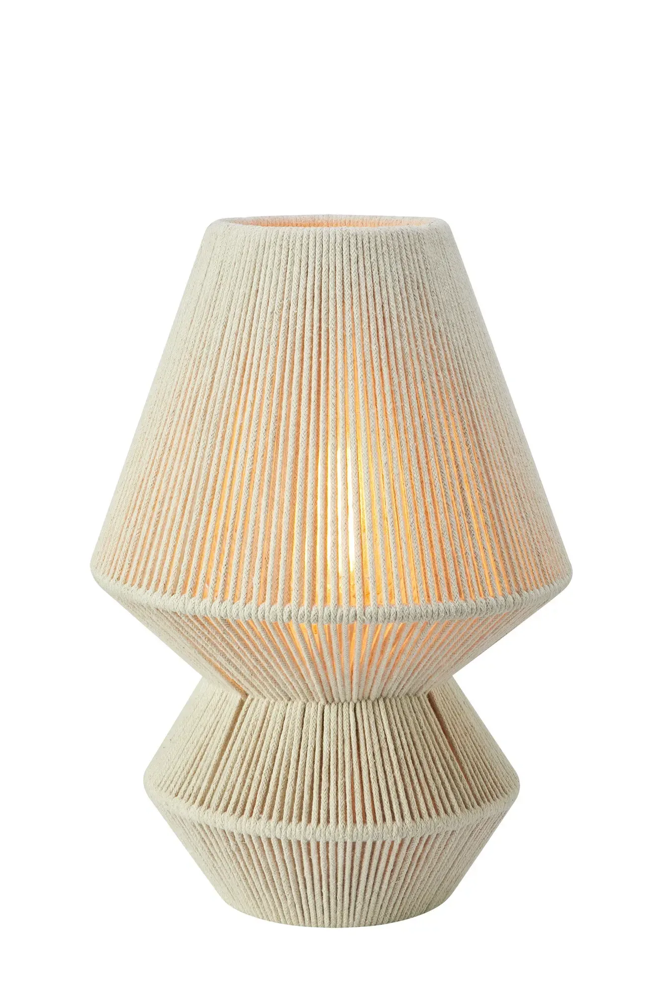 Razzo Tischlampe Beige 34 cm