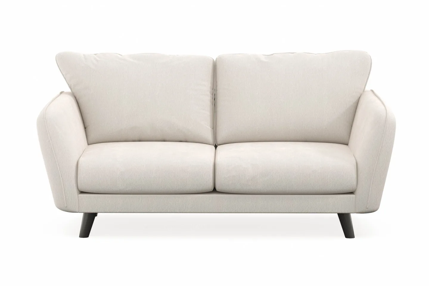 Trend Lyx 2-sits Soffa - Vit Sammet