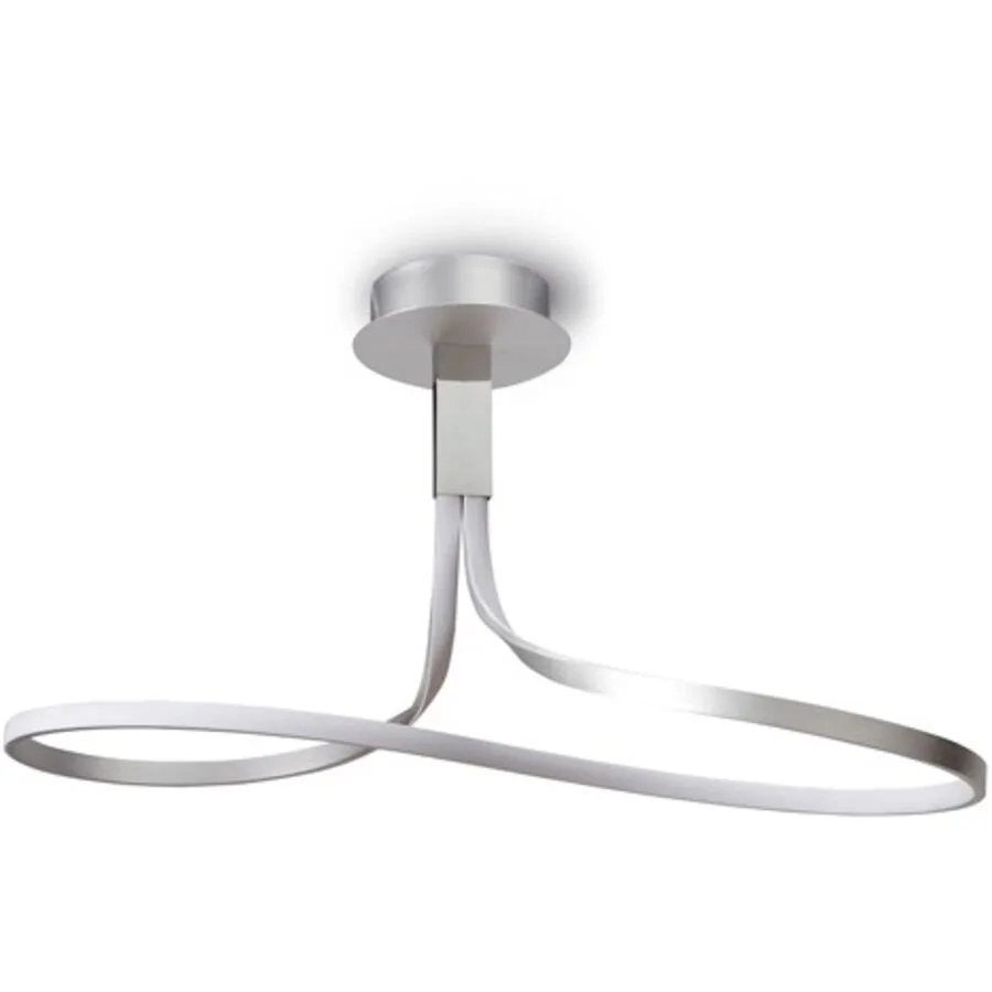 Deckenlampe Gisela Silber Aluminium 85.5 cm 45 cm - LED - LED Energiesparlampen