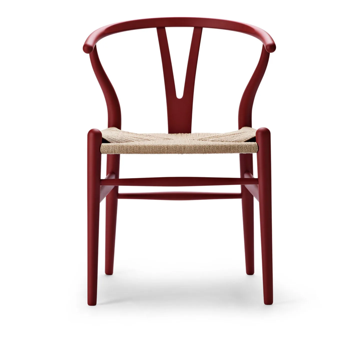 Carl Hansen - CH24 Y-stolen, Bok, Soft Red, Special Edition - Matstolar - Hans J. Wegner