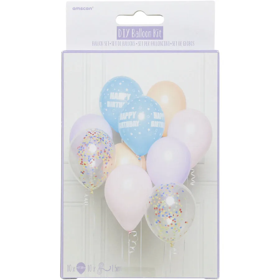 Luftballons Office bunt Latex B 11 cm T 2.5 cm
