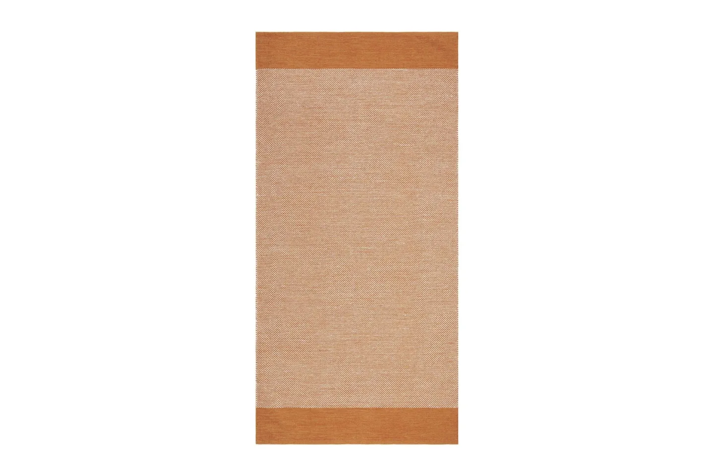 Alva Bomullsmatta 75x150 cm Oval - Orange