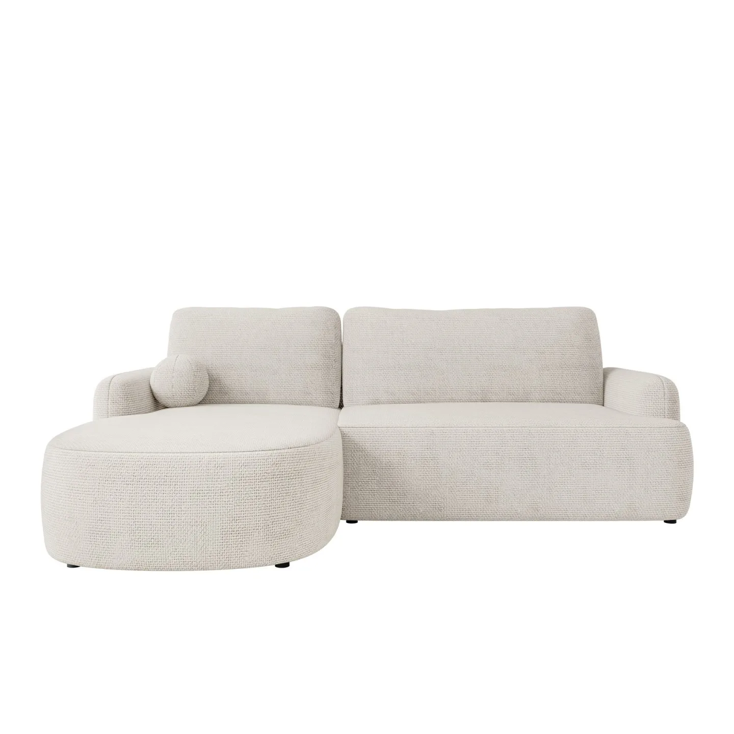 Branrel 3-sits Soffa med divan - vit