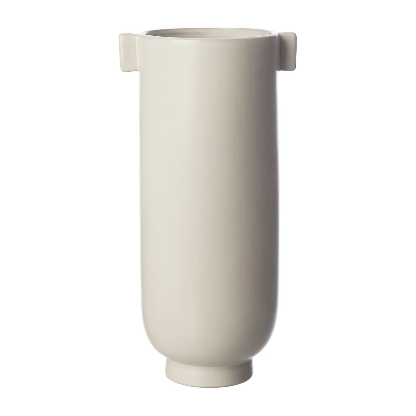 ERNST Ernst Vase mit Henkel 28cm Weißer Sand