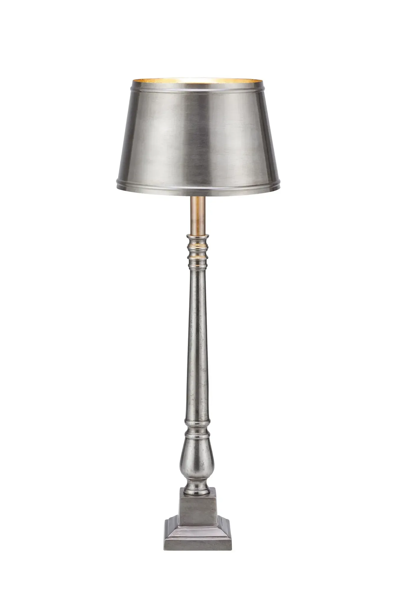 Metallo Tischlampe Silber