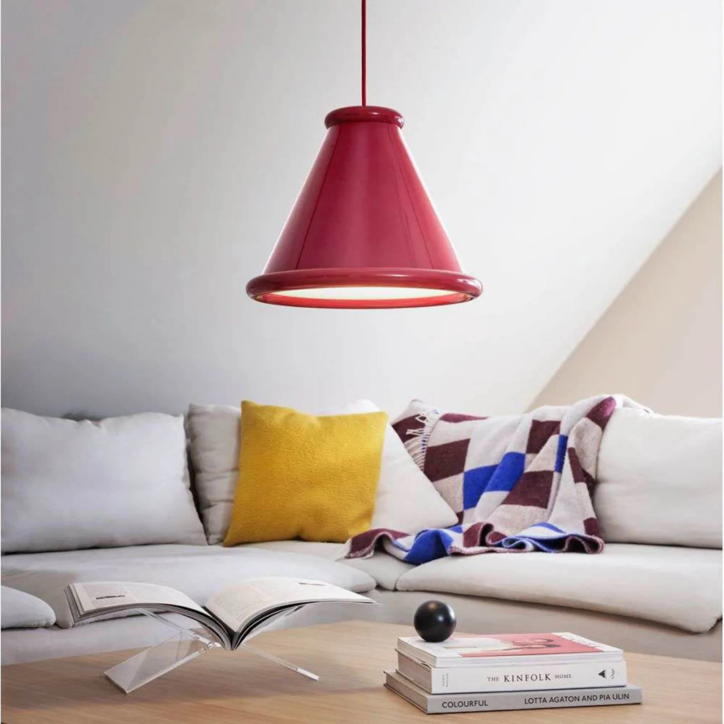 Belle Pendelleuchte Ø36 Red Violett - Belid - Esszimmer - Metall