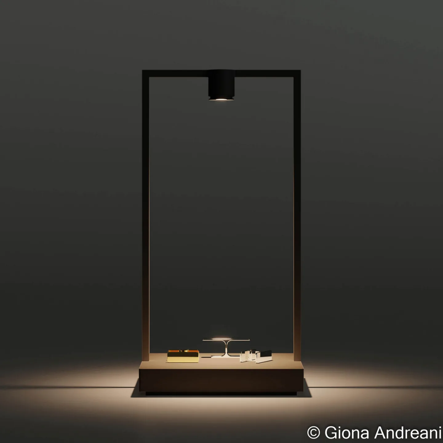 Curiosity 45 Focus Bordslampa Black/Brown - Artemide Curiosity Focus - Vardagsrum - Design - Metall