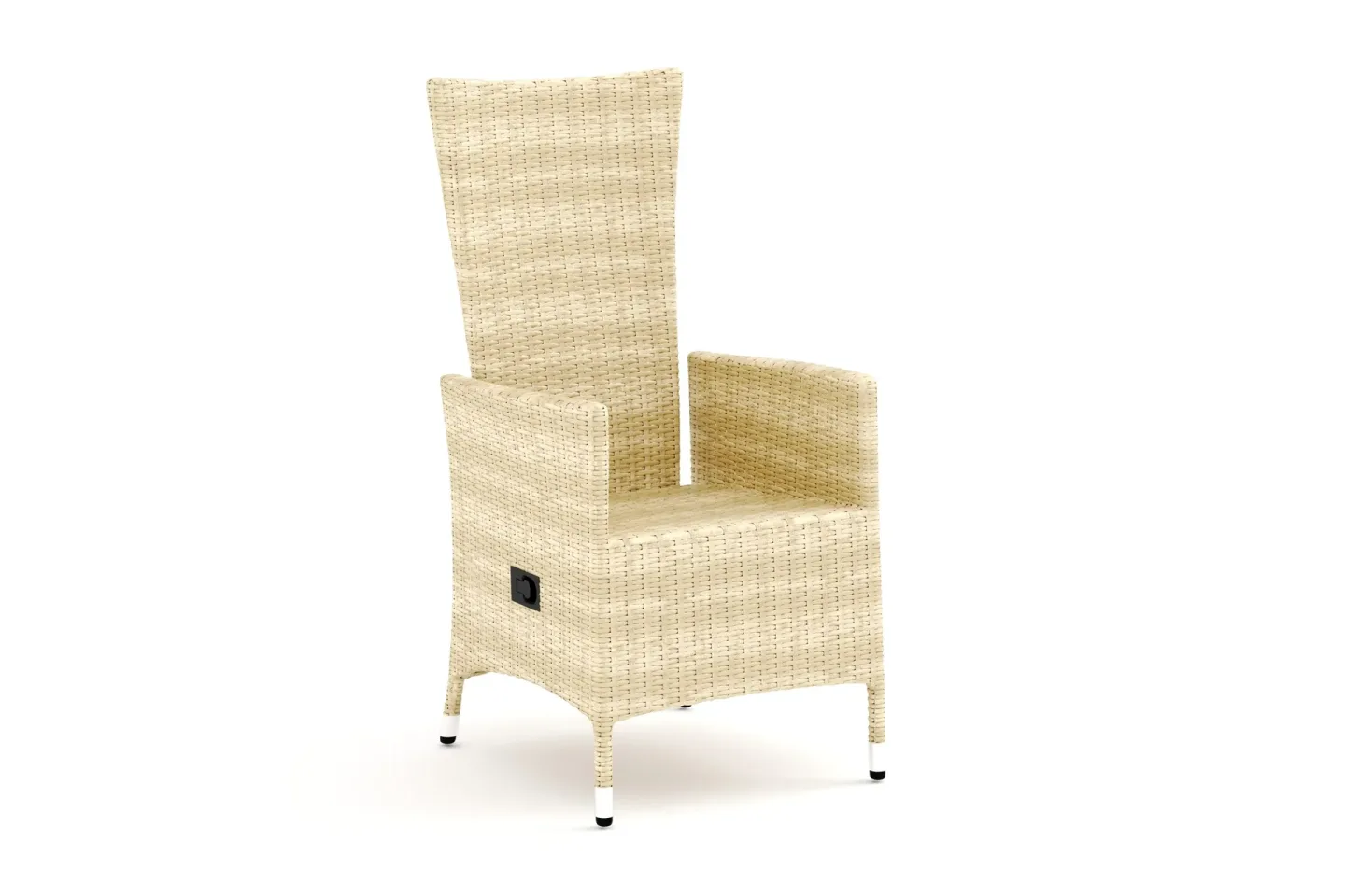Jenny Fällbar fåtölj utomhus - Matstol ute i konstrotting - Beige