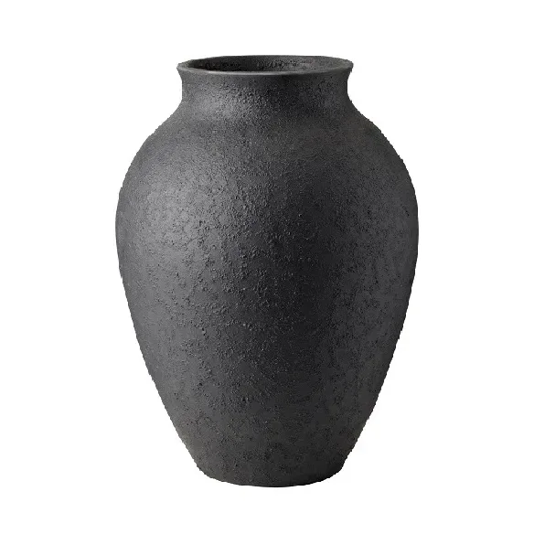 Knabstrup Keramik Knabstrup vas 20 cm Svart