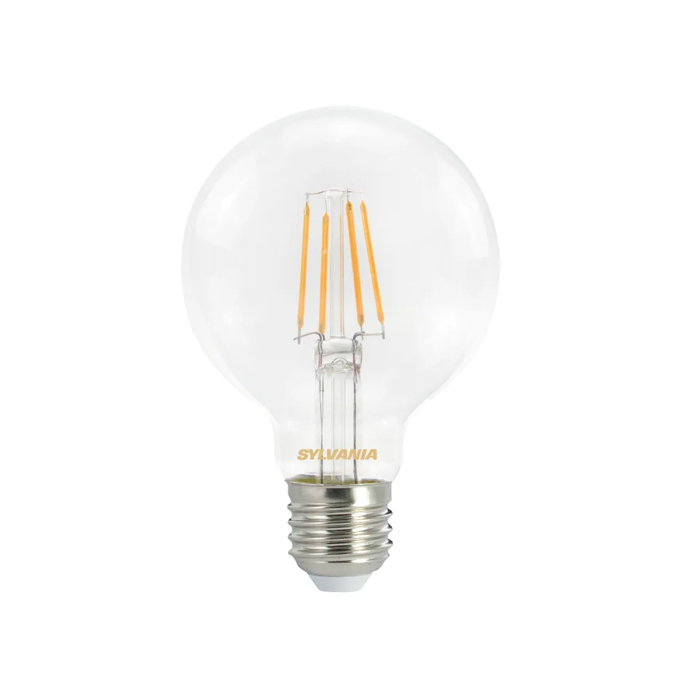 Globlampa ToLEDo Retro 80mm Klar 470lm 827 E27