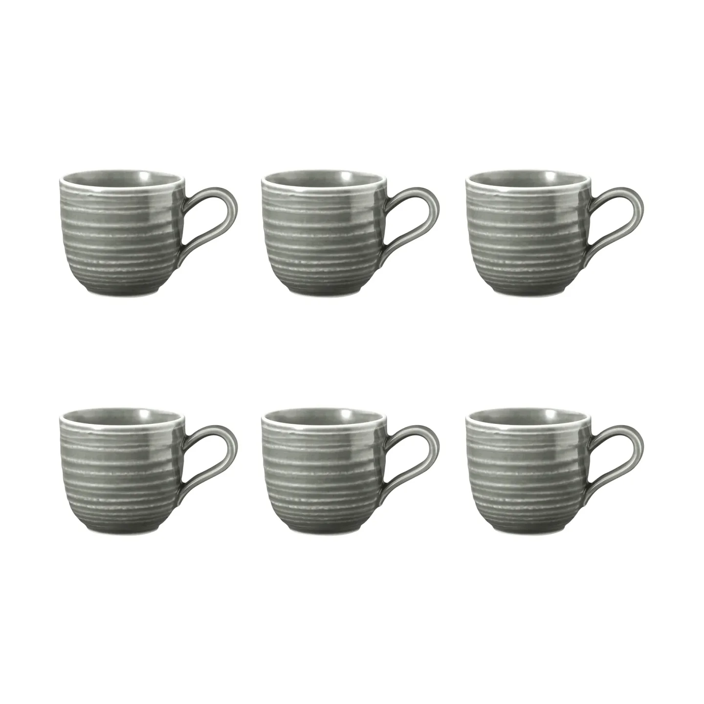 Seltmann Weiden Terra Espressotasse 9 cl 6er Pack Pearl Grey
